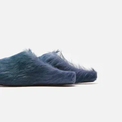 Wmns Fussbett Sabot Long Hair Calf Shade