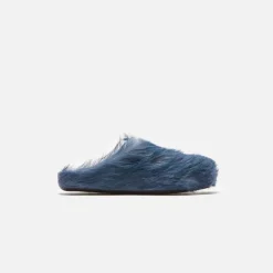 Wmns Fussbett Sabot Long Hair Calf Shade