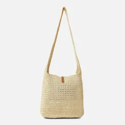 Ysl Fantaisie Raffia Crochet Hobo