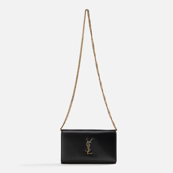 Ysl Tricolor Hardware Chain Wallet