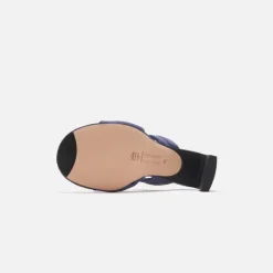 Yvonne Mermaid Night Textile Sandals